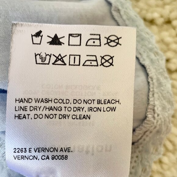 EUC Reformation Oakleigh Smocked Tank Top, Size XS, Blue - Picture 7 of 7